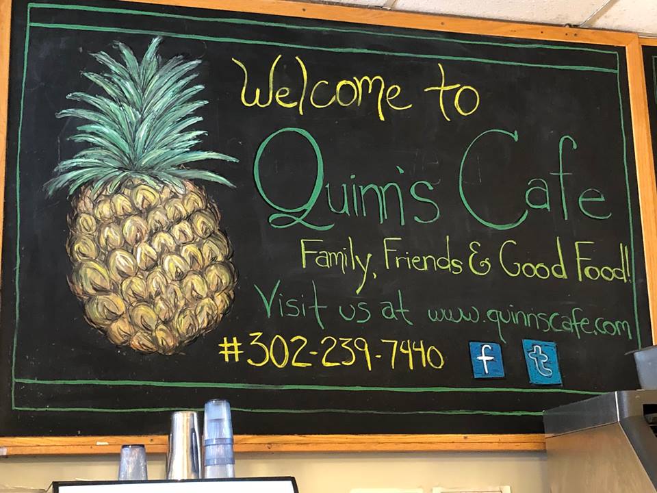 Quinns Cafe Chalk Art by Kellie Cox 2018